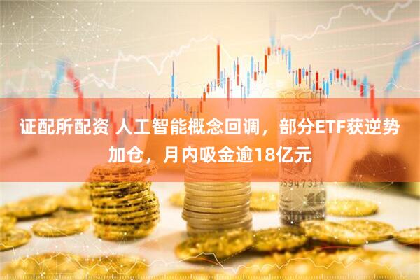 证配所配资 人工智能概念回调，部分ETF获逆势加仓，月内吸金逾18亿元