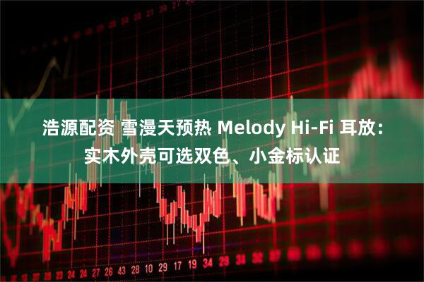 浩源配资 雪漫天预热 Melody Hi-Fi 耳放：实木外壳可选双色、小金标认证