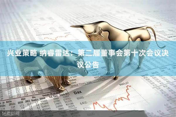 兴业策略 纳睿雷达：第二届董事会第十次会议决议公告